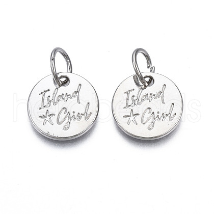 Rack Plating Alloy Charms PALLOY-N158-004-1