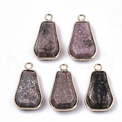 Natural Rhodonite Pendants G-N326-43A-1