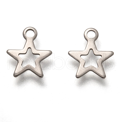 Non-Tarnish 201 Stainless Steel Charms STAS-B001-28A-P-1