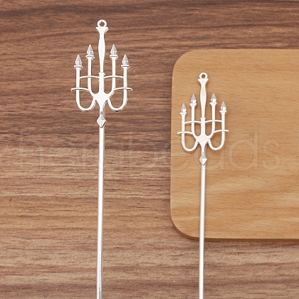 Alloy Hair Comb Findings PW-WG54776-01-1