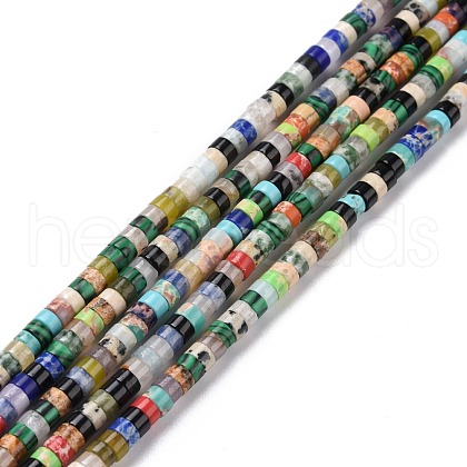 Natural & Synthetic Gemstone Beads Strands G-P468-02-1
