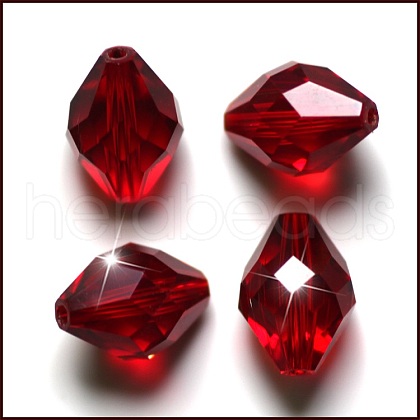 Imitation Austrian Crystal Beads SWAR-F054-9x6mm-05-1