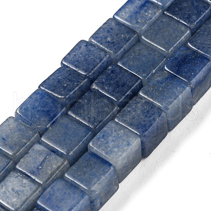 Natural Blue Aventurine Beads Strands G-Q1008-B15-1