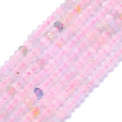 Natural Morganite Beads Strands G-G106-A20-01-1
