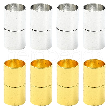 8Pcs 2 Colors Brass Magnetic Clasps FIND-YW0007-40-1