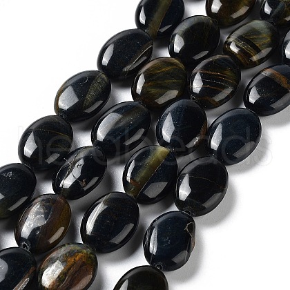 Natural Blue Tiger Eye Beads Strands G-L164-A-23-1