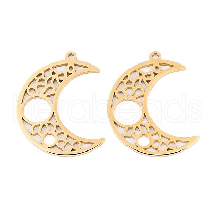304 Stainless Steel Pendants STAS-N108-33G-1