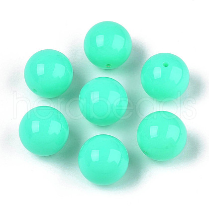 Fluorescence Chunky Acrylic Beads MACR-R517-20mm-06-1