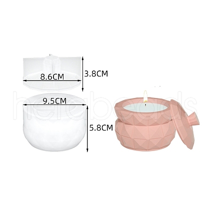 DIY Food Grade Silicone Candle Molds PW-WGEB139-02-1