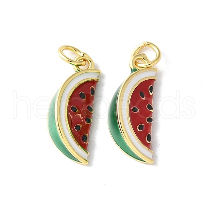 Brass Enamel Pendants KK-A252-38G-05-1