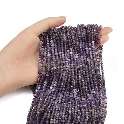 Natural Amethyst Beads Strands G-RM2025-B38-3mm-1