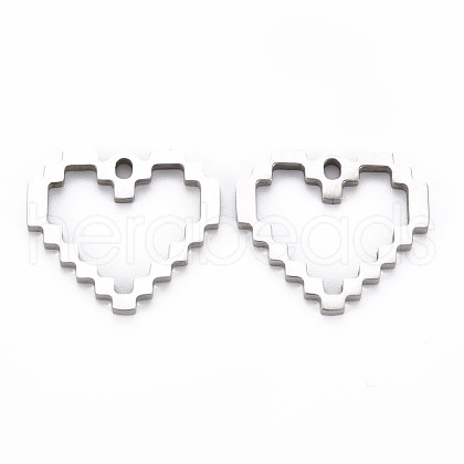 Non-Tarnish 201 Stainless Steel Pendants STAS-N088-29P-NR-1