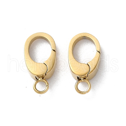 304 Stainless Steel Spring Gate Rings STAS-V007-04A-G-1