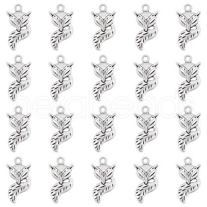 SUNNYCLUE 100Pcs Tibetan Style Alloy Pendants TIBE-SC0009-29-1