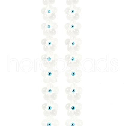 Transparent Glass Beads Strands GLAA-K070-01G-1