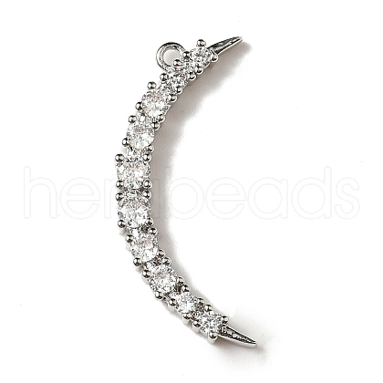 Brass Micro Pave Cubic Zirconia Pendants KK-I276-36P-1