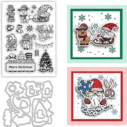 BENECREAT 1 Sheet PVC Plastic Stamps DIY-BC0005-55-1
