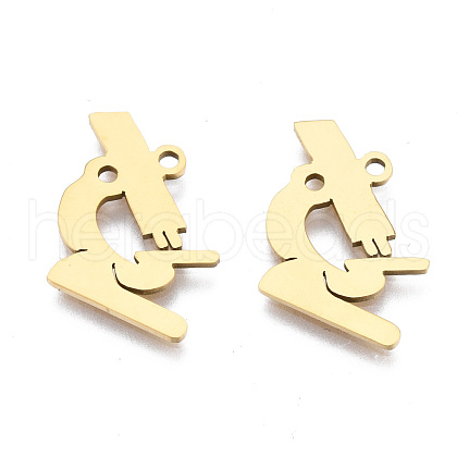 Ion Plating(IP) 201 Stainless Steel Pendants STAS-T044-241G-1