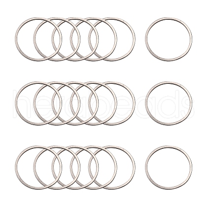 Non-Tarnish 304 Stainless Steel Linking Ring X-STAS-S079-12C-A-1