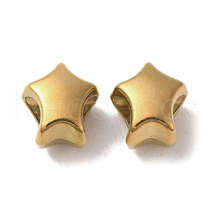 Ion Plating(IP) 304 Stainless Steel European Beads STAS-K285-19G-1