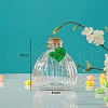 Pumpkin-Shaped Glass Empty Wishing Bottle BOTT-PW0003-004J-1