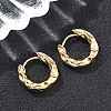 Brass Hoop Earrings EJEW-D320-23G-2