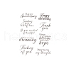 Transparent Clear Silicone Stamp/Seal SCRA-PW0009-14-1