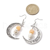 Halloween Alloy Synthetic Turquoise Dangle Earrings EJEW-JE05844-04-2