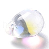 Electroplate Glass Charms GLAA-P049-C-4