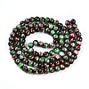 Baking Painted Glass Beads Strands X1-DGLA-N003-8mm-A09-3