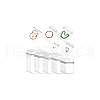 250Pcs 5 Styles Transparent Plastic Zip Lock Bags OPP-NB0001-03-8