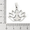 Non-Tarnish 201 Stainless Steel Pendants STAS-A090-09P-3