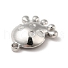 Non-Tarnish 304 Stainless Steel Pendants STAS-A066-01P-4