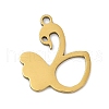 201 Stainless Steel Pendants STAS-F316-32C-G-1