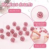   100Pcs Pave Disco Ball Beads FIND-PH0022-11C-4