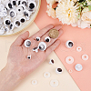   40 sets 4 style Plastic Doll Wiggle Googly Eyes DIY-PH0010-89-3