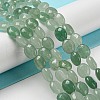 Natural Green Aventurine Beads Strands G-M420-D02-01-2
