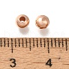 Rack Plating Brass Beads KK-K373-08A-RG-2
