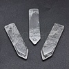 Natural Quartz Crystal Cabochons X-G-P384-E10-1