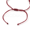 Unisex Adjustable Nylon Thread Braided Bead Bracelets BJEW-JB05821-01-3
