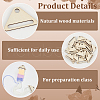 BENECREAT 1 Set Wood Cord Bracelet Knitting Loom Tool TOOL-BC0002-91-4
