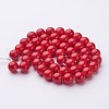Synthetic Mashan Jade Round Beads Strands G-D263-8mm-XS31-01-4