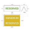 Acrylic Reserved Table Signs AJEW-WH0596-092A-3