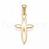 304 Stainless Steel Pendants STAS-L210-30G-1