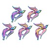 Rainbow Color Alloy Pendants PALLOY-N156-158-NR-1