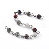 Handmade Gemstone Beaded Chains AJEW-JB00512-2