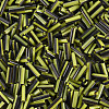Opaque Colours Two Tone Seed Glass Bugle Beads SEED-T006-02A-04-3