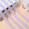 Polyester Ruffled Elastic Cord EW-WH0015-02F-4