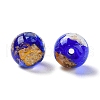 Handmade Gold & Silver Foil Lampwork Beads GLAA-G107-07A-04-3