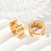 304 Stainless Steel Polishing Effect Hoop Earrings EJEW-M001-30G-3